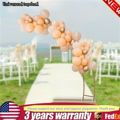 6.5ft Metal Crescent Moon Arch Wedding Party Plant Climbing Backdrop Stand Rack