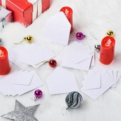100 Pack 4 x 2.75″ Mini Envelopes 120GSM Gift Card 4 x 2.75 inches, White-100