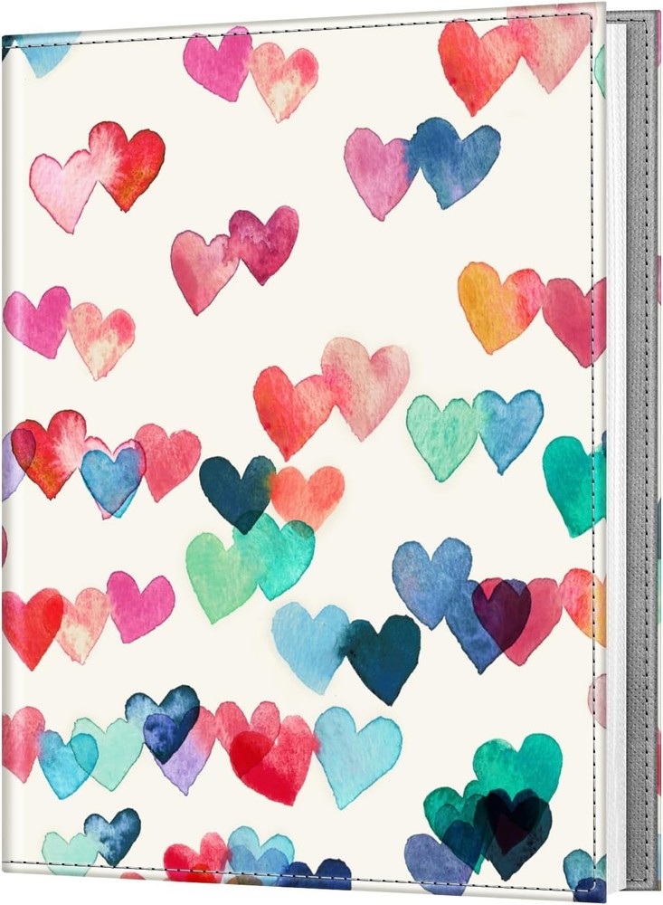 52 Pockets Photo Album for 8×10 Photos Vegan Leather Cover Pictures Albums Book
