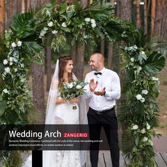 Garden Arch Trellis for Climbing Plants Outdoor Wedding Arches Brown