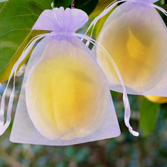 25PCS Light Purple Organza Bags 5X7 Inches – Drawstring Organza Bags, Candy Gift