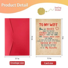 Beixian To My Wife Birthday Card, Happy Birthday Card for Wife, Funny Birthda…