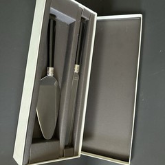 Vera Wang Wedgwood «With Love» Cake Knife & Server Set of 2 Wedding Gift Black