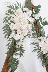 Pack of 3 wedding arch flowers,wisteria hanging flowers,faux flowers,Flower G…