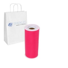 5 pcs Fuchsia 6″ x 25 Yd Tulle Fabric Roll Spool Wedding Bow Party Decoration wb