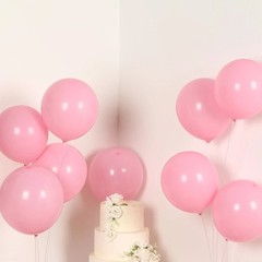50 PINK 12″ Biodegradable Latex Matte Pastel Balloons Party Wedding Decorations