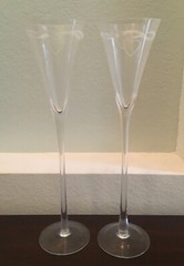  Champagne Toasting Glasses-Wedding 2pcs