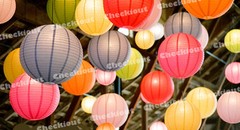 6x 12x Round 12″ Color Paper Lanterns with LED Light Wedding Party Decoration