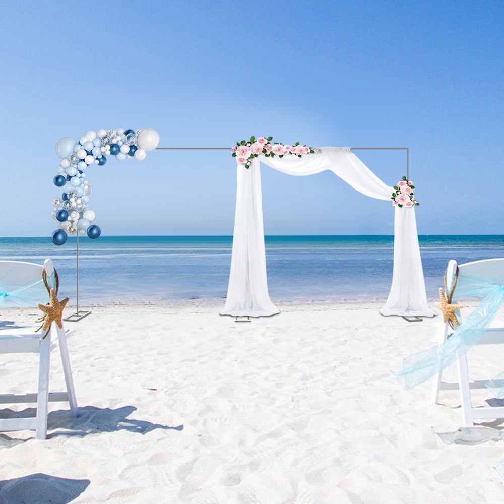 6M x 3M Heavy Duty Wedding Backdrop Stand Pipe & Drape Telescopic Curtain Frame