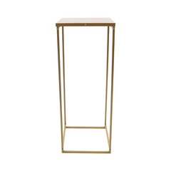 4PCS Wedding Flower Floor Stands Set Gold Column Cube Shape Metal Flower Stand