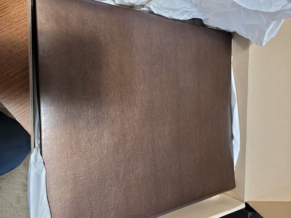 Genuine 8×10 Bronze Leather Wedding Album Fits 24 Prints LNIB