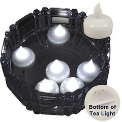FREESH 6X Waterproof LED Floating Tealight Flameless Candle Wedding Party WHITE