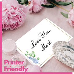 110 PCS Tent Cards, Small Place Cards with Elegant Floral Design Delicate Seatin