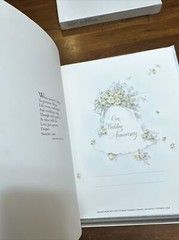 CR Gibson Wedding Anniversary Book Guests Gifts Pictures 25th Silver 9×11.25”