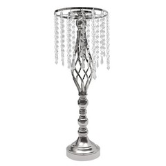 10PCS Crystal Stands Wedding Table Centerpieces Flower Racks 21.7inch Tall New