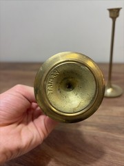 Vintage brass candle holder set of 3 home decor holiday Taiwan classic