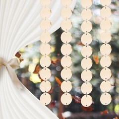 100Pcs Unfinished Wooden Circles for Crafts Wedding Centerpieces