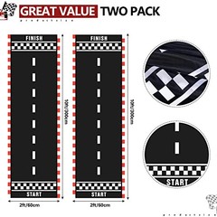 10 Feet Long Racetrack Floor Running Racer Party Decoration Mat Fold Race 2