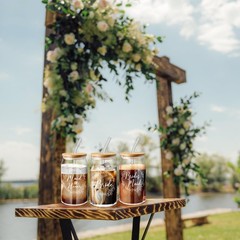 Layhit 10 Pcs Bridesmaid Gifts Proposal 16 Oz Classic, Clear