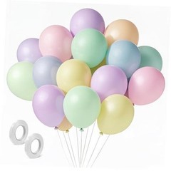 Pastel Balloons Latex Pastel Birthday Decorations 12 inch Macarons-multicolor