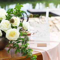 10 Sets Assorted Color Acrylic Table Numbers for Wedding Party and Banquets