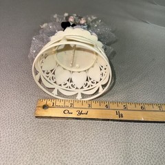 Vintage 25th Wedding Anniversary Cake Topper New Zealand 1980 Coast Novelty