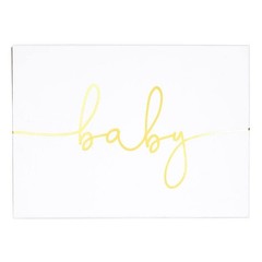 Stephan Baby – Embossed Baby Shower Keepsake Memory 9.25 X 7-Inches