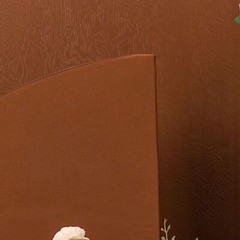 4 Matte CINNAMON BROWN Fitted Spandex Half Moon Wedding Arch Backdrop STAND