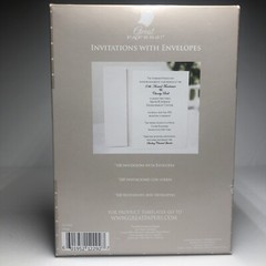 Hortense B. Hewitt 100 Count Blank DIY Invitation Kit, White – (E2)