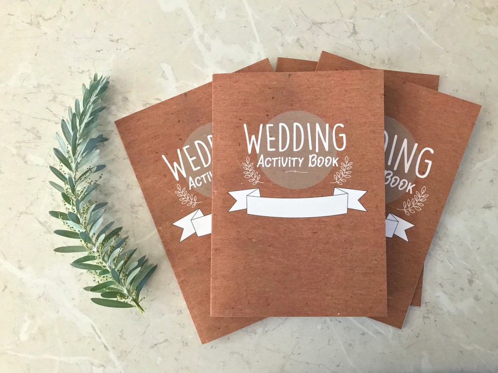 4 Pack- Children’s Wedding Activity Book. kids Wedding Colouring favour x4