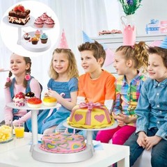 3 Tiers Cake Decorate Display Stand Dessert Support Stand Birthday Wedding Party