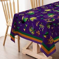 Hafangry Mardi Gras Carnival Tablecloth Masquerade 60″ x 84″, Multi-color