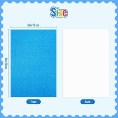 30 Pack Glitter Cardstock Paper Sheets, 30 Colors 6 x 8 inches, Multicolor