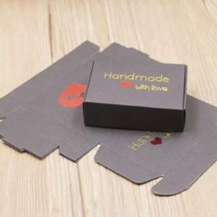 100x Handmade with love Product Packaging Box Jewelry Necklace Bracelet Packing