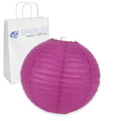 12 pcs 6″ inch Chinese Paper Lantern – Fuchsia – Wedding Party Event rz