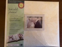 Wedding Photo Album, K&Company, 32 photo pages, holds 82 4×6 photos