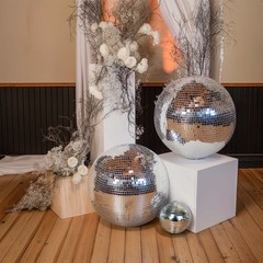 AplusChoice 20″ Large Disco Ball Mirror Big Hanging Glass Party Events Wedding