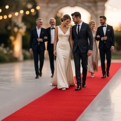 Red Carpet Runner for Party, 3x50ft – Hollywood Red Carpet Roll Out for Special