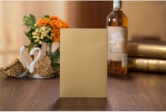 Gold Business Party Wedding Invitation Day Invite Card Laser Cut Personalised