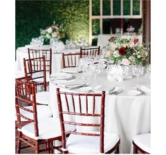 6 PACKS White 120″ inch Round SATIN Tablecloth WEDDING Events 5′ Ft table