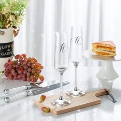 Wedding Cake Knife and Server Set, Mr and Champagne Flutes with Wedding Cake