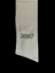 USMC (EGA) Semper Fi Cotton Wreath Sash (2 Logos) 28k Stitch