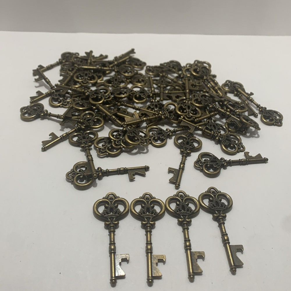 Antique Skeleton Key Bottle Openers – Unique Party Favors Wedding favor 58 ct