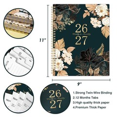 2026-2027 Planner – 9″ x 11″, 2026-2027 Weekly & Monthly Planner, JUL.2026 – …