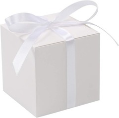 Versatile 60PCS White Gift Boxes 3x3x3 Inches – Perfect for Any Celebration