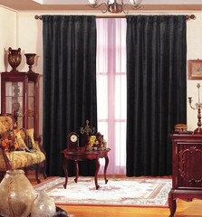2 Drape Panels Velvet 5ft W x 9ft H Black Curtains Photography Backdrop Photo