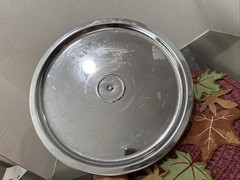 13.5” Silver Colored Finish Display Cake Stand with Pedestal