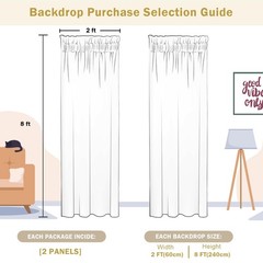 2×8FT-2PCS Champagne Gold Sequin Backdrop Curtains Panels, Photography Back
