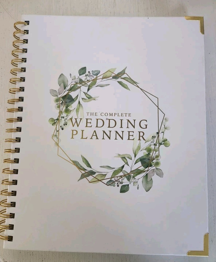The Complete Wedding Planner Book –  White –  Your Perfect Day Spiral Bound 12×9