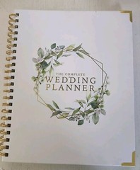 The Complete Wedding Planner Book –  White –  Your Perfect Day Spiral Bound 12×9
